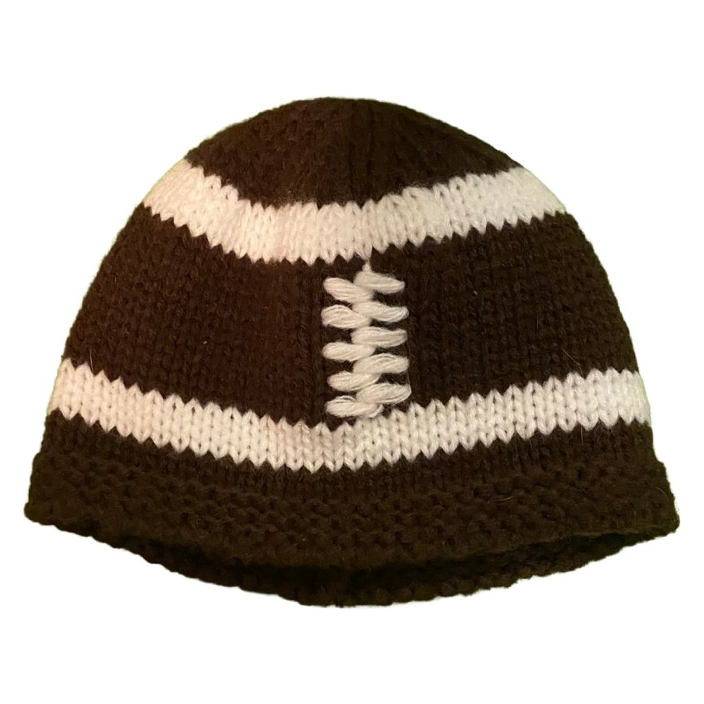 0-12m So Dorable Knit Football Beanie